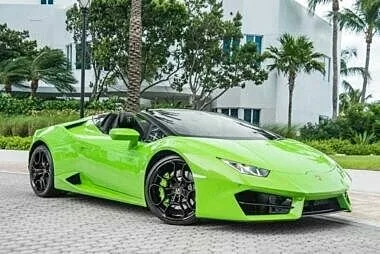 Lamborghini Huracan Spyder 2018 Green — photograph 1 of 10