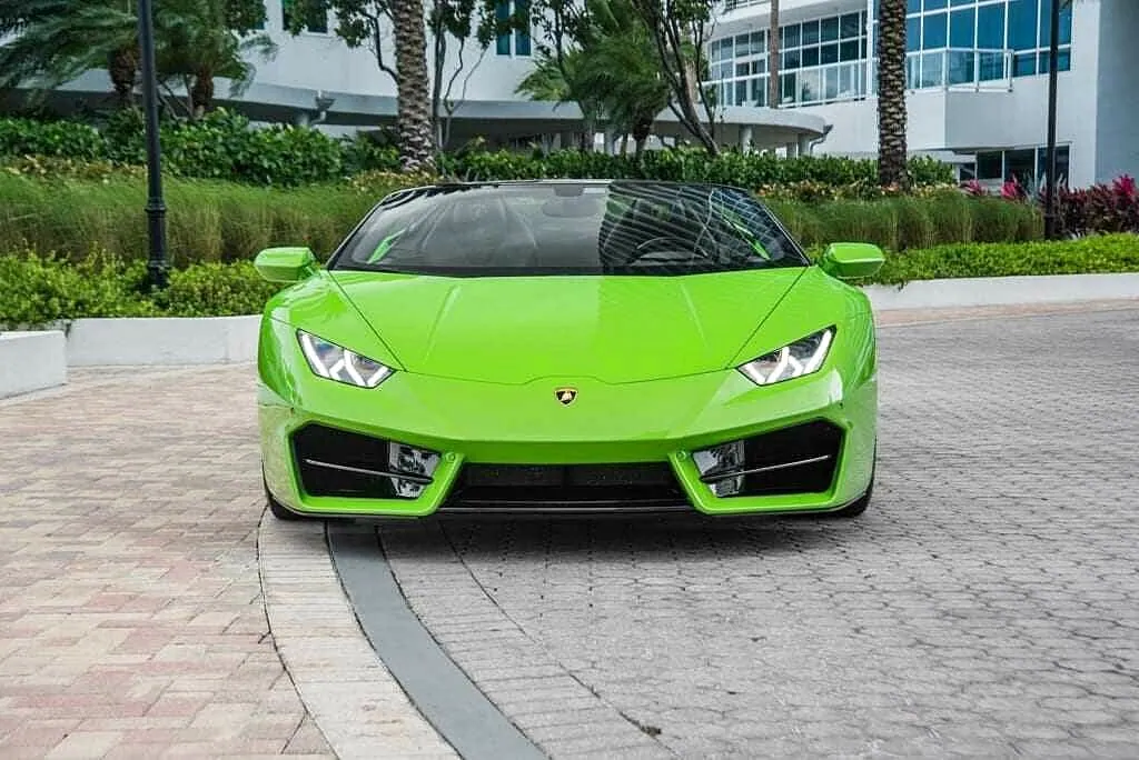 Lamborghini Huracan Spyder 2018 Green — fotografia 2 de 10