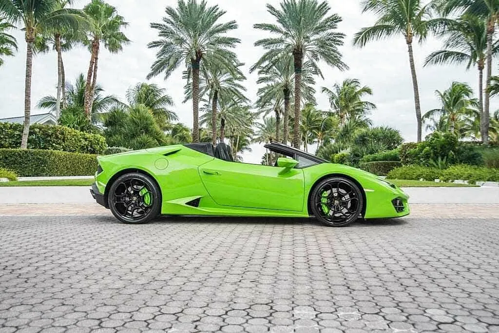Lamborghini Huracan Spyder 2018 Green — fotografia 3 de 10