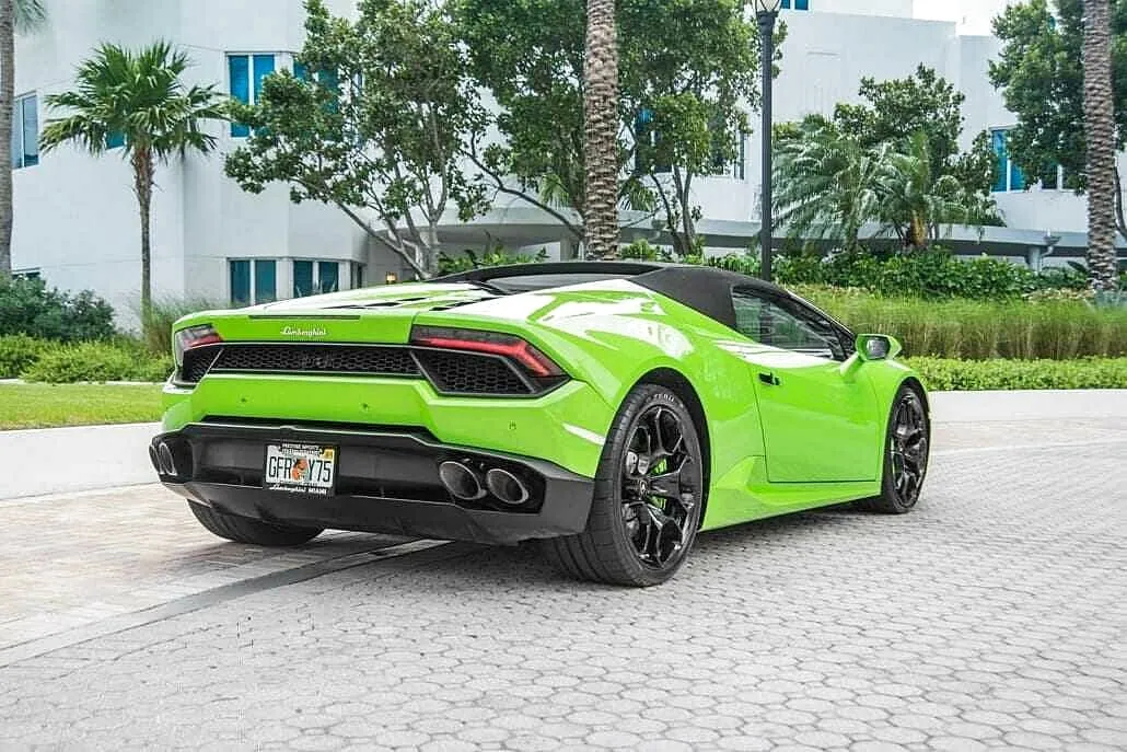 Lamborghini Huracan Spyder 2018 Green — fotografia 9 de 10