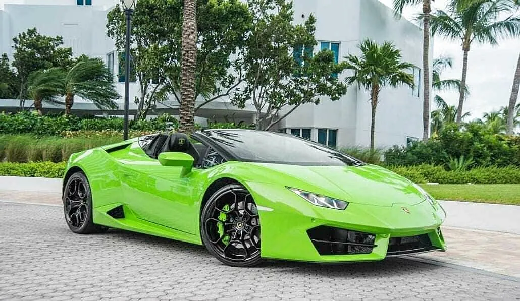 Lamborghini Huracan Spyder 2018 Green — fotografia 7 de 10