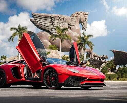 Аренда Lamborghini Aventador SV Roadster 2019 в Лос-Анджелесе