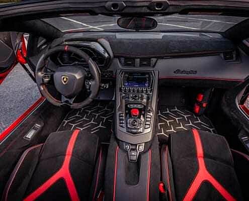 Lamborghini aventador SV rental Los Angeles