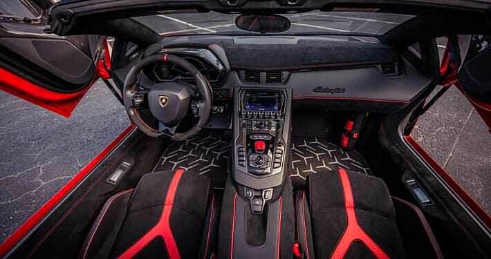 Lamborghini aventador SV rental Los Angeles