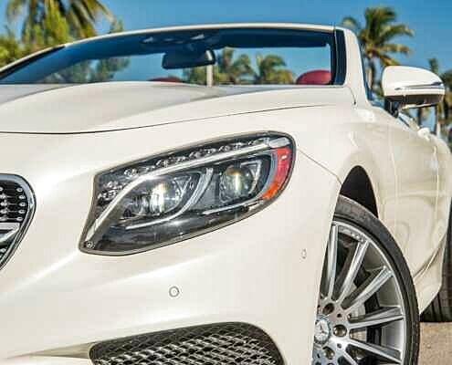 Mercedes S550 cabrio rental Los Angeles