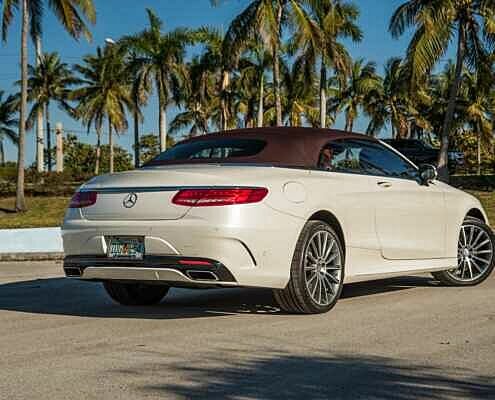 Mercedes S550 cabrio rental Los Angeles