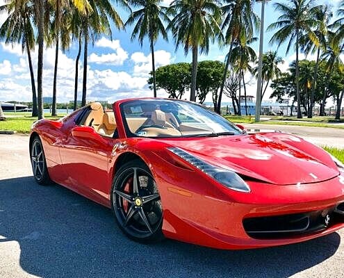 Ferrari 458 F1 rent in Los Angeles