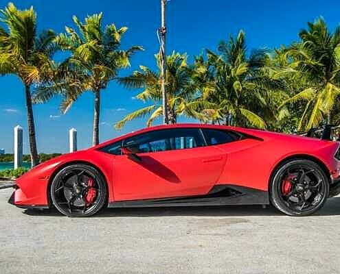 Rent Lamborghini Huracan Performante in Los Angeles