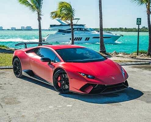 Rent Lamborghini Huracan Performante in Los Angeles