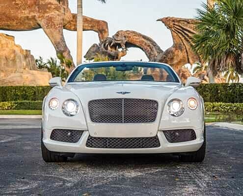 Rent Bentley Continental GT White in Los Angeles