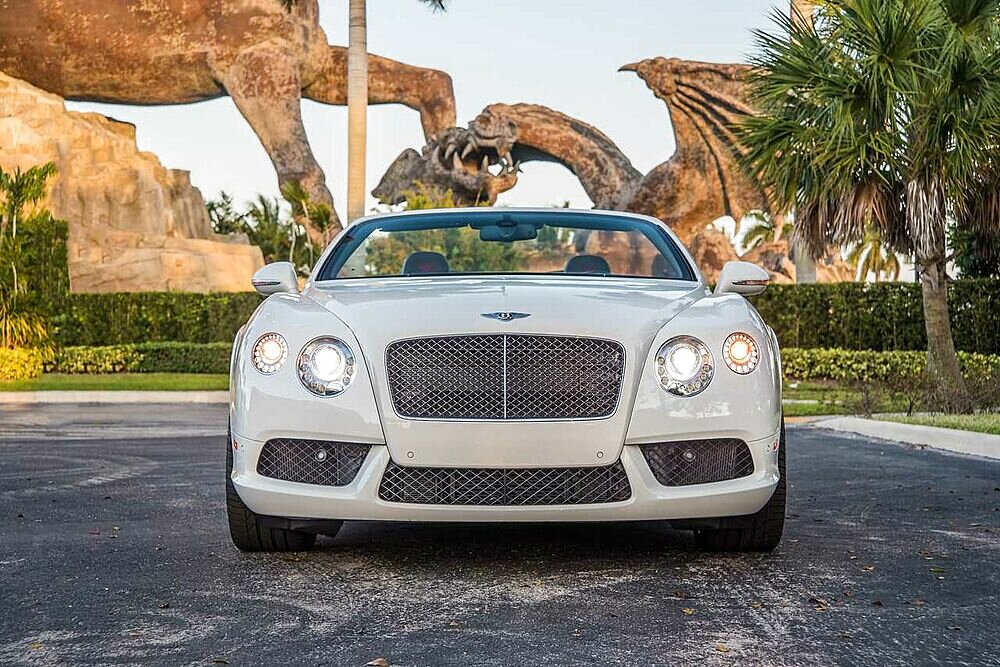 Rent Bentley Continental GT White in Los Angeles