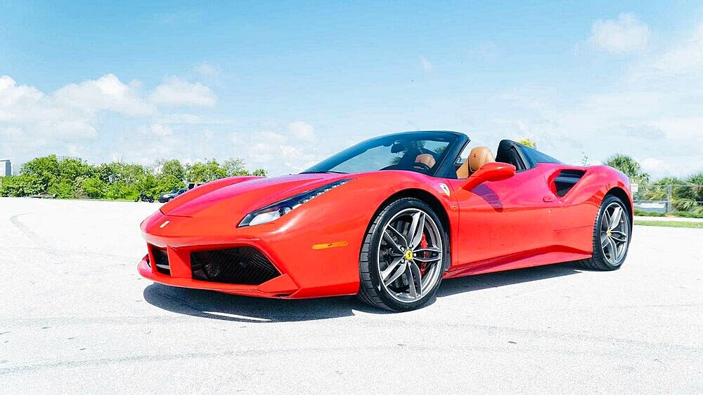 Rent Ferrari 488 Spider Red in Los Angeles 3