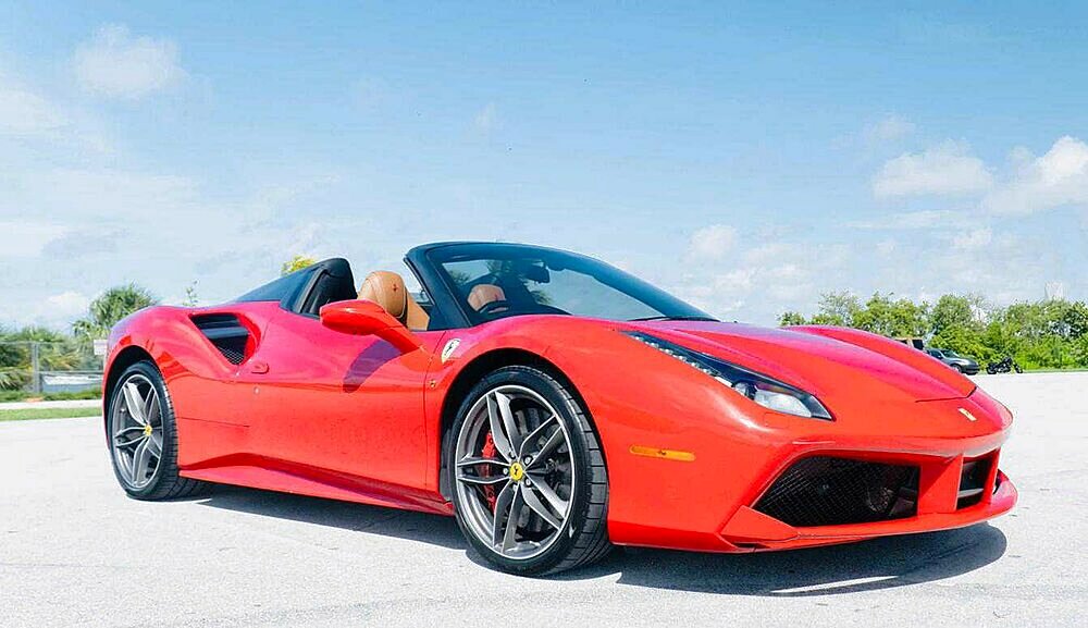 Rent Ferrari 488 Spider Red in Los Angeles 6