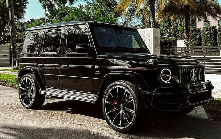 Mercedes Benz G63 2022 Black Rental Los Angeles