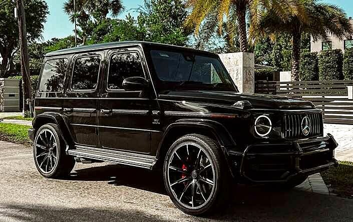 Mercedes Benz G63 2022 Black Rental Los Angeles