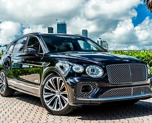 Rent Bentley Bentayga 2023 Black Rental in Los Angeles