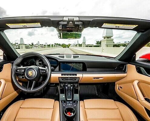 Porsche 911 2021 Red Interior