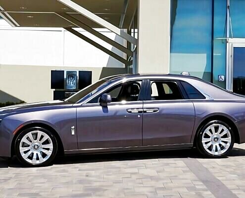 Rent Rolls-Royce Ghost 2023 Anthracite Rental in Los Angeles 2