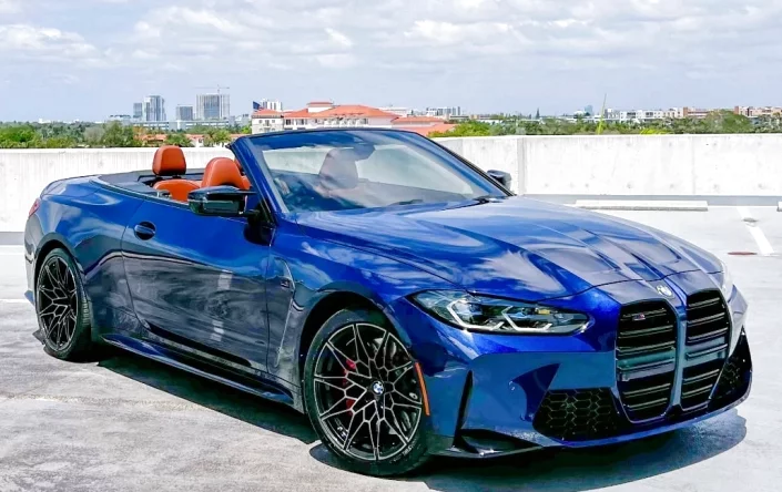 Rent the 2024 BMW M4 Competition Cabrio in Los Angeles